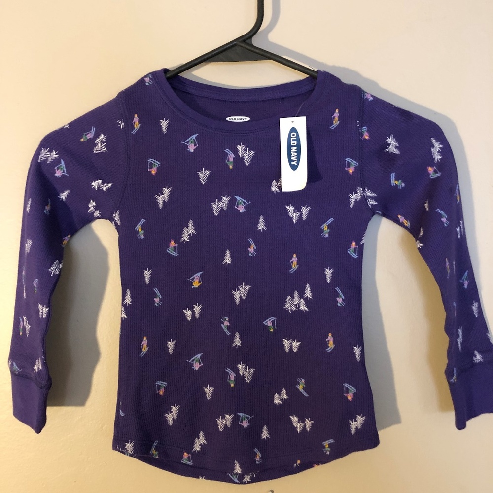 Old Navy Girls Purple Long Sleeve Thermal Size 5T